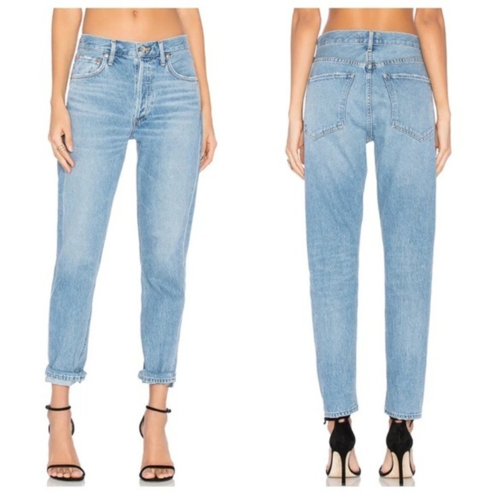 AGOLDE Feel Good Jamie High Rise Classic Jeans Size 29” Straight Leg Light Wash